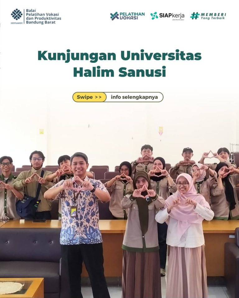 Kunjungan Edukatif Universitas Halim Sanusi ke BPVP Bandung BaratPada 16 Januari 2024, BPVP Ban