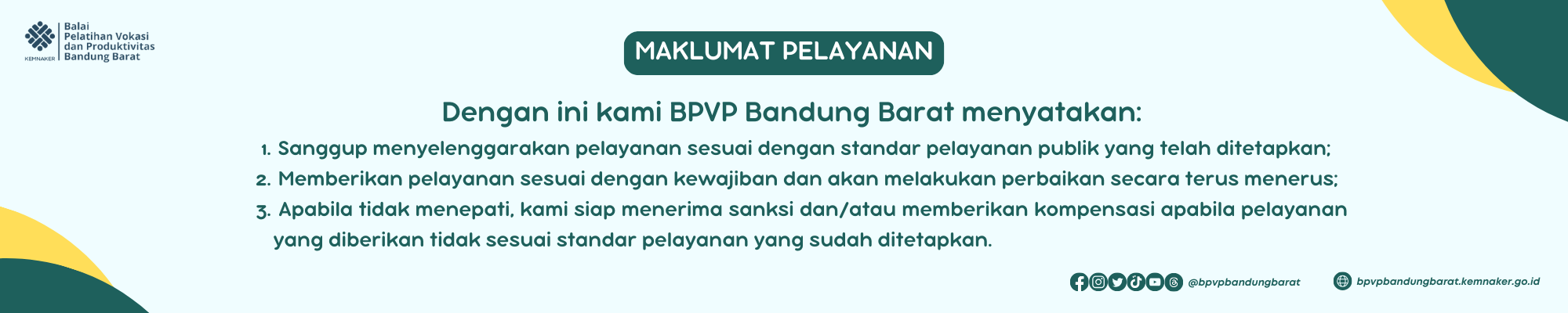 Maklumat Pelayanan Publik